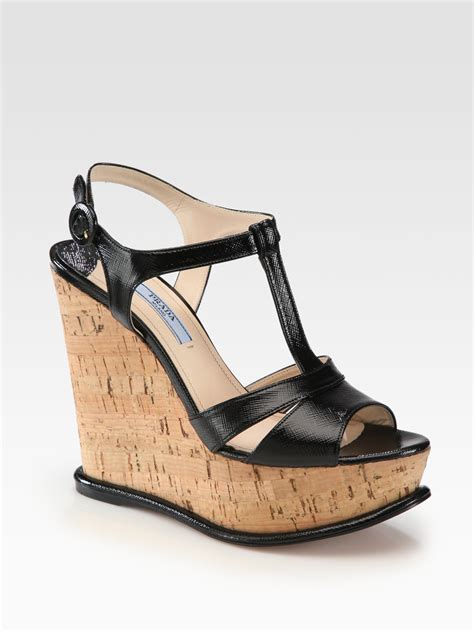 prada wedge heel sneakers|prada chunky heel sandal.